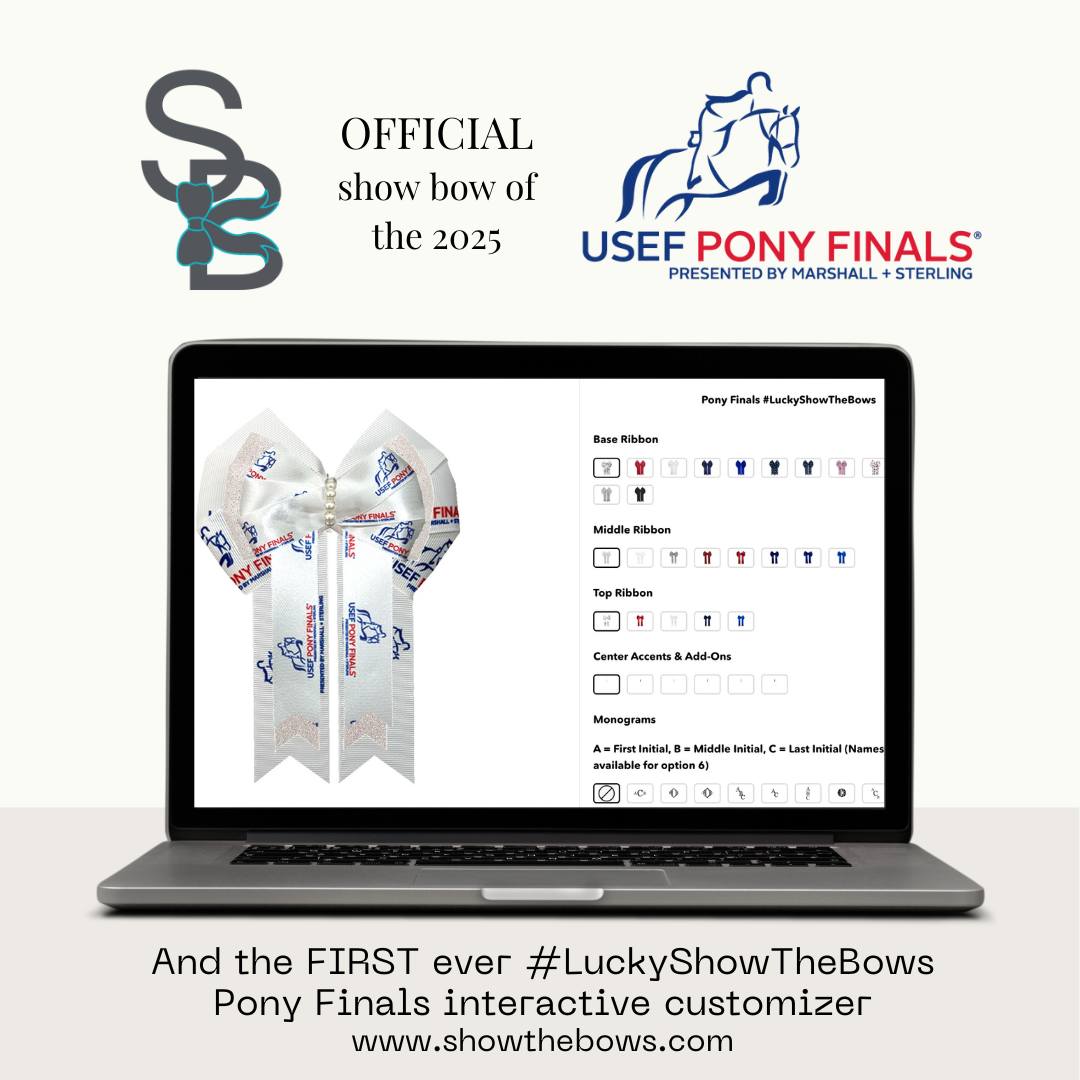 2025 Official Pony Finals Show Bows – Show The Bows
