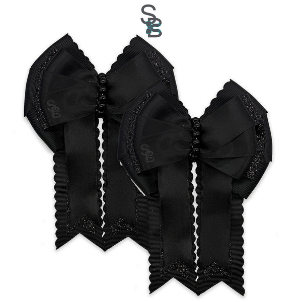 #LuckyShowTheBows Monotone Scalloped Edition