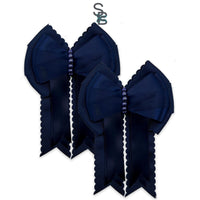 #LuckyShowTheBows Monotone Scalloped Edition