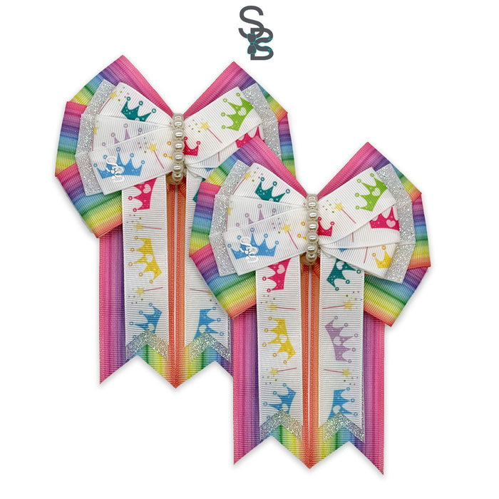 Rainbow Princess Crowns