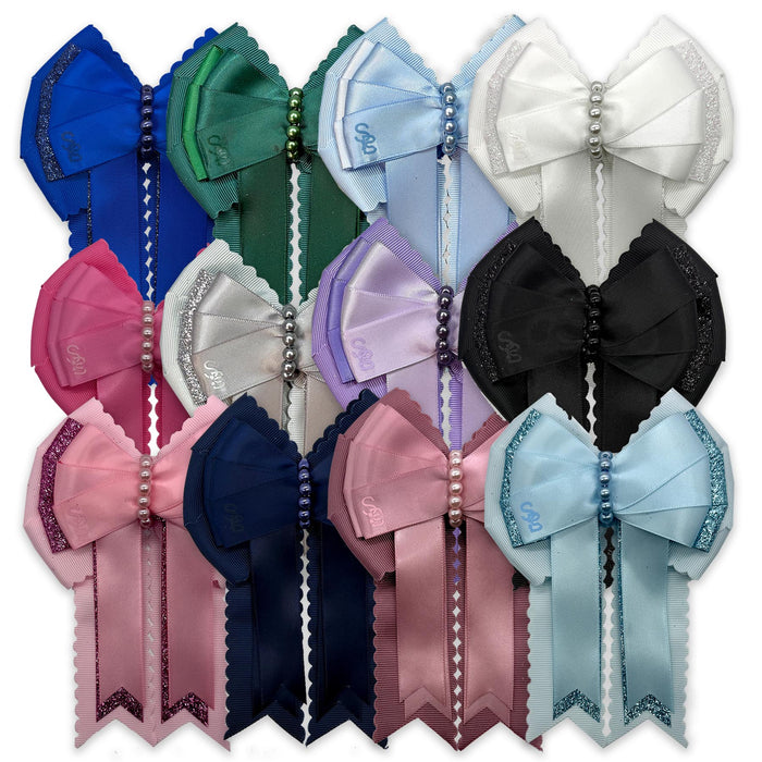 #LuckyShowTheBows Monotone Scalloped Edition