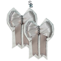#LuckyShowTheBows Monotone Scalloped Edition